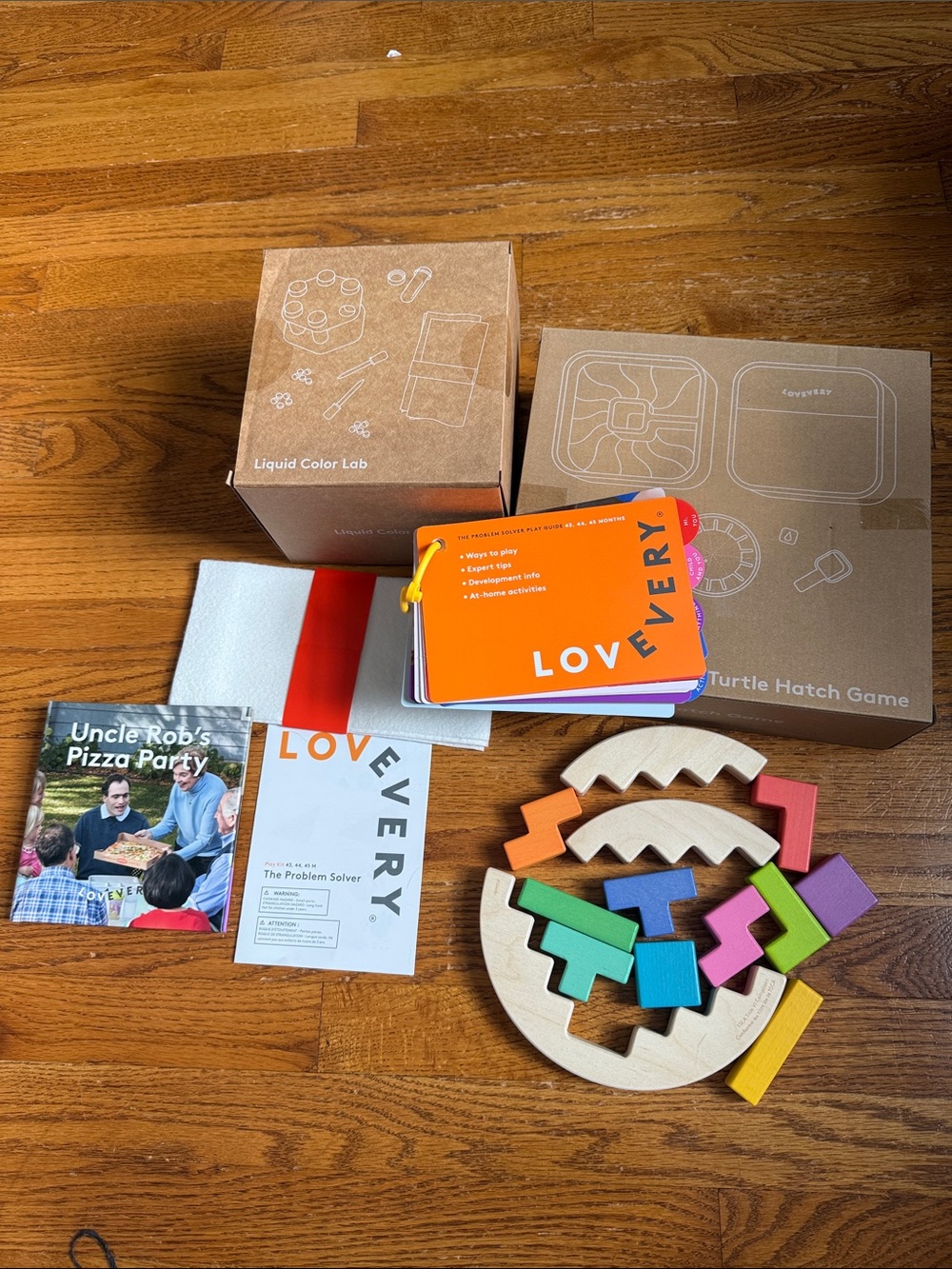 Partial Lovevery The Problem Solver Play Kit